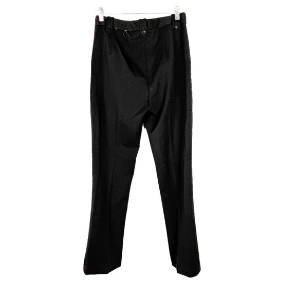 NWT Express Columnist Barely Boot High Rise Pants Stretch Black Size 6 SHORT NEW - Picture 7 of 12